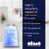 Plasticplace Code V Recycling Bags with Drawstring, Trash Can Liners, 16–18 L, 37.5 x 71.1 cm, Blue, 200 Count view 3