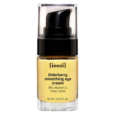 IOSSI Black Elderberry Smoothing Eye Cream with 3% Vitamin C, Rose & Grape