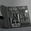 zxb-shop Nail Clipper and Nail Scissors Set with Portable Case, Black Accessories view 1