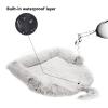 2-in-1 Orthopedic Dog Bed & Blanket - XL Dark Gray view 3