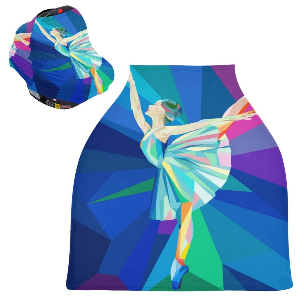Abstract Dancing Beauty Baby Car Seat Canopy