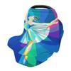 Abstract Dancing Beauty Baby Car Seat Canopy view 2