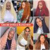 13x4 Deep Wave Lace Front Human Hair Wig, Curly Bob Wig for Black Women, 30-Inch HD Transparent Water Wave view 4