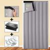 WXZX Thermal Insulated Blackout Door Curtain view 2