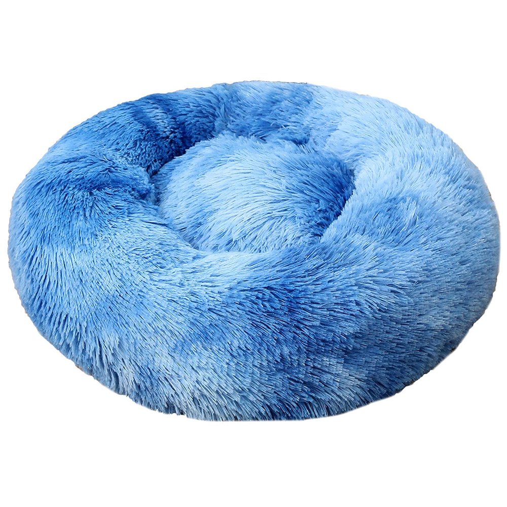 ZZUU Plush Donut Pet Bed for Small to Medium-Sized Pets