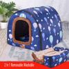 2-in-1 Foldable Dog Bed and Pet House, Style B, L view 2
