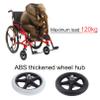LIGUOYI Puncture-Proof Wheelchair Front Caster Wheels, 2-Pack view 3