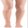 medi mediven plus Unisex Compression Knee-High Stockings, CCL 2, Caramel, Size VI, Open Toe view 2