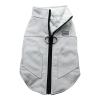Small to Medium Dog Coat with Harness, Waterproof Leather Jacket for French Bulldog (Color: Blue, Size: XL) view 2