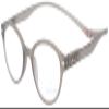 Oval MONTANA “MAG” Reading Glasses with Magnetic Temples, Gray, +3.00 D view 1