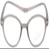 Oval MONTANA “MAG” Reading Glasses with Magnetic Temples, Gray, +3.00 D view 2