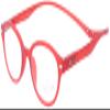 MONTANA MAG Oval Reading Glasses, Red, +3.00 D view 1