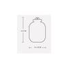 Uteruik Rubber Hot Water Bottle with Soft Flannel Cover for Neck, Shoulder, and Back Pain, 500 mL (#B) view 2