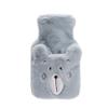 Uteruik Natural Rubber Hot Water Bottle with Soft Fleece Cover, 500 ml (#A) view 1