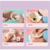 Uteruik Natural Rubber Hot Water Bottle with Soft Fleece Cover, 500 ml (#A) view 2