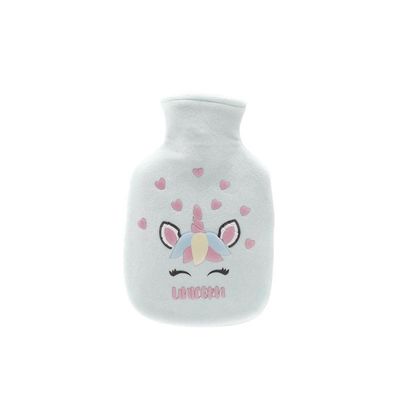 Aeromdale Hot Water Bottle with Cover, Horse Pattern, 350 mL, Green