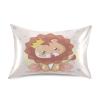 Cute Cartoon Lion Baby Pillowcase, Silk Polyester, Super Soft, 1 Piece, Standard/Queen/King view 1