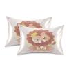 Cute Cartoon Lion Baby Pillowcase, Silk Polyester, Super Soft, 1 Piece, Standard/Queen/King view 2
