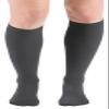 medi mediven comfort Unisex Knee-High Stockings with Lace, Extra-Soft Compression CCL 2, Anthracite, Size I view 2