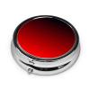 Red and Black Ombre Round Pill Organizer view 2
