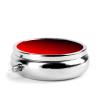 Red and Black Ombre Round Pill Organizer view 3