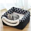 LIEMUAO Cat Cave, Foldable Semi-Closed Cat Bed view 3