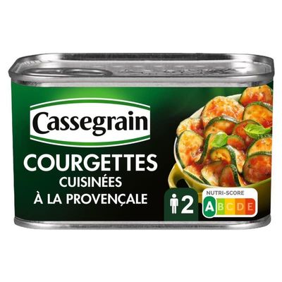 Cassegrain Provençal-Style Zucchini with Olive Oil, 375 g, 3-Pack