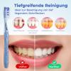 Oralphi Extra Clean Manual Toothbrush, Medium-Firm Bristles, Spiral Bristles, 6-Pack view 2