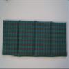 Wheat Grain Pillow, 4-Chamber, 50 x 17 cm, Green Plaid view 1