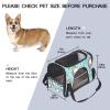 Pet Carrier Bag with Colorful Unicorn Heads, Soft Sides, Foldable view 2