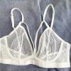 Awake Lingerie Muse 3-Piece Sexy Lingerie Set, Push-Up Bra, Thong and Garters, White, L view 2