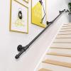 CL-ZZZ Black Forged-Iron Indoor Safety Grab Rail Kit for Older Adults and Children — 1 m / 1.5 m / 2 m / 2.5 m / 3 m (Size: 570 cm) view 1
