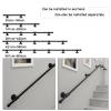 CL-ZZZ Black Forged-Iron Indoor Safety Grab Rail Kit for Older Adults and Children — 1 m / 1.5 m / 2 m / 2.5 m / 3 m (Size: 570 cm) view 2