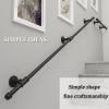 CL-ZZZ Black Forged-Iron Indoor Safety Grab Rail Kit for Older Adults and Children — 1 m / 1.5 m / 2 m / 2.5 m / 3 m (Size: 570 cm) view 3
