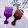 Liudan Wide-Tooth Hair Fork Comb, Purple view 3