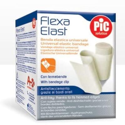 Pikdare Pic White Elastic Bandage, 8 cm x 4.5 m