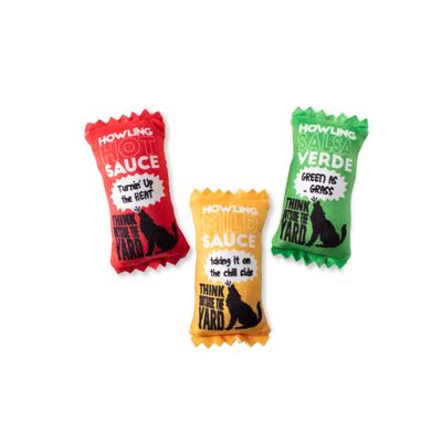 Fringe Studio Plush Dog Toy Set - Howling Sauce