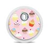 FreeStyle Libre 3 Sensor Stickers - Set of 10 "Happy Pink" - Stickers for Sensors | Diasticker view 2
