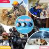 derYEP Dog Ear Protection, 29 dB NRR Noise Protection (Small, Pink) view 2