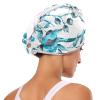 2-Pack Floral Microfiber Hair Towels, Twist Turbans for Wet Hair view 3