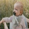 BIBS Bandana Bib, Soft Bib, Organic Cotton Muslin, Danish Design, One Size (0-36 Months), Ivory view 3