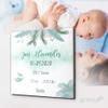 Baby Birth Details Canvas with Name, Weight, Height & Time – Design 3 view 2