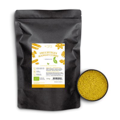 Rimoco N315 Organic Fruity Mango Curry, Mild, 500 g