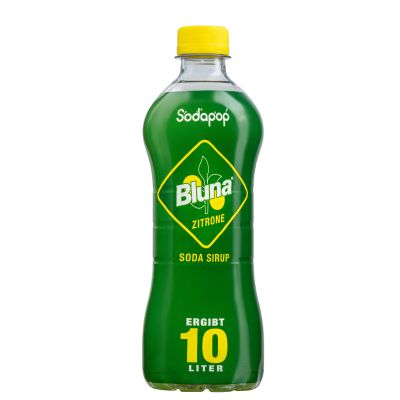 Sodapop BLUNA Lemon Syrup, 500 ml Bottle, Vegan