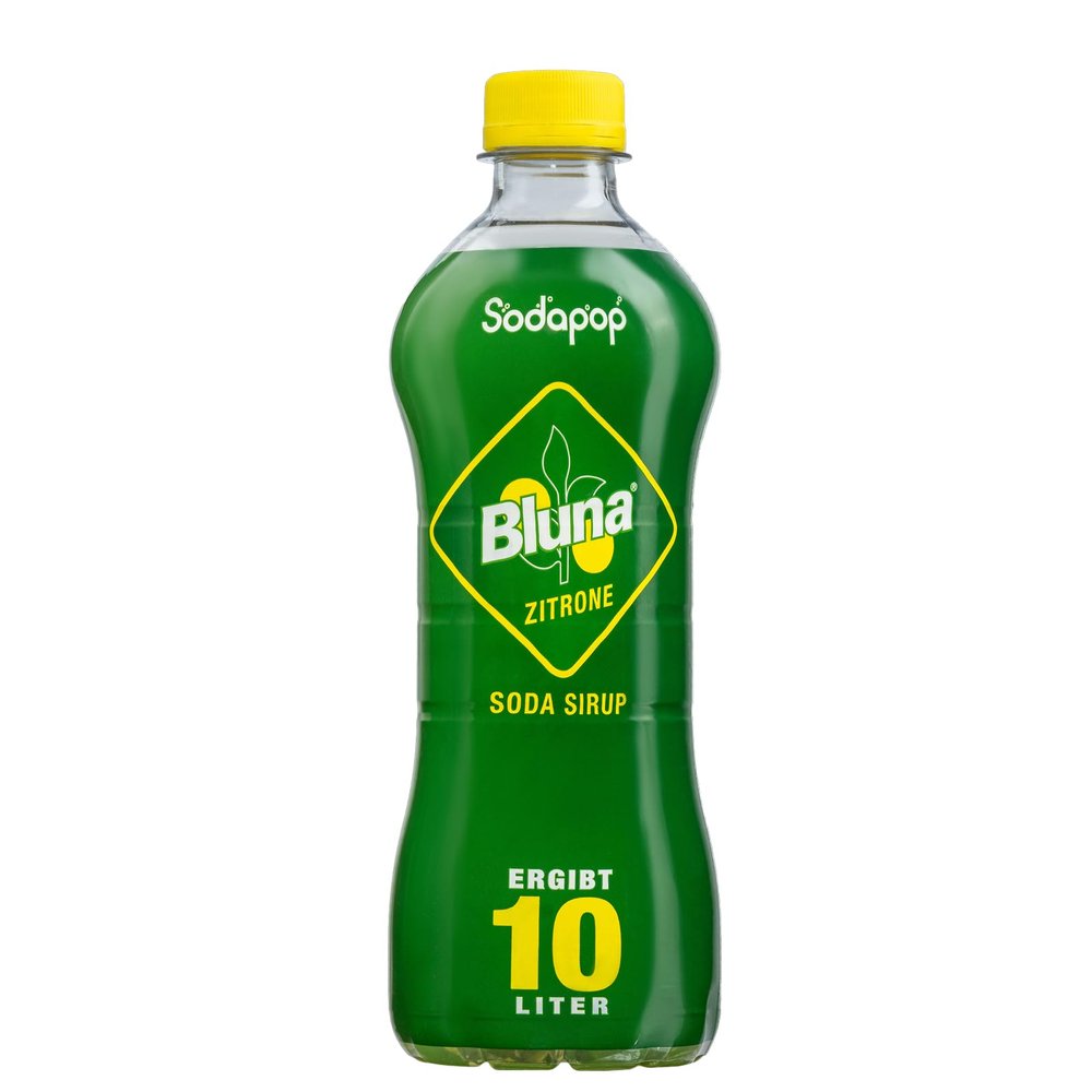 Sodapop BLUNA Lemon Syrup, 500 ml Bottle, Vegan