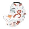 Christmas Penguin Snow Baby Car Seat Canopy and Nursing Cover view 2