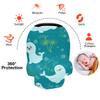 Seelwen Fischen Blue Baby Car Seat Canopy and Nursing Cover view 4
