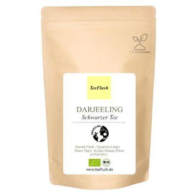 Darjeeling Second Flush FTGFOP1 2025 Organic Black Tea, Loose Leaf, 500 g