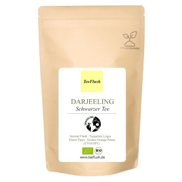 Darjeeling Second Flush FTGFOP1 2025 Organic Black Tea, Loose Leaf, 500 g
