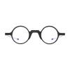 ZUVGEES Round TR90 Folding Blue-Light-Blocking Reading Glasses for Men and Women, Black, +3.00 view 3